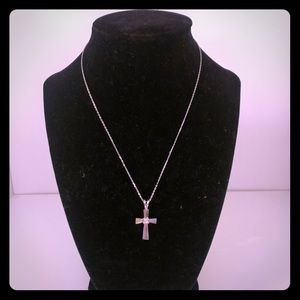 Vintage Jewelry | Silver Cross Necklace